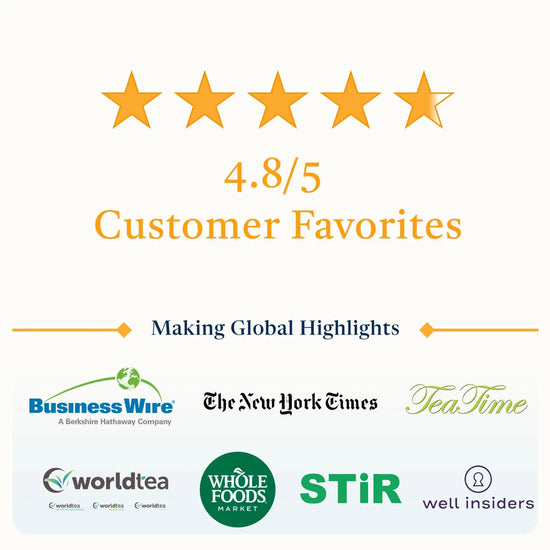 Customer favorite Himalayan Golden Black Tea with five-star reviews and tea industry recognition
