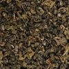 Close-up of Ana’s Organic First Flush Green Tea loose leaves from Maipokhari Hills, Ilam, Nepal
