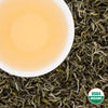 Jade Spring organic Nepali white tea, USDA Organic certified first flush loose leaf from Ilam, Nepal.
