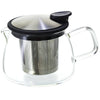 14 oz Glass Teapot With Built-In Infuser