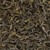 Pokhara Classic organic green tea leaves close-up from Ilam, Nepal